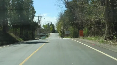 Twisting Road Drive Video Video stock 698470