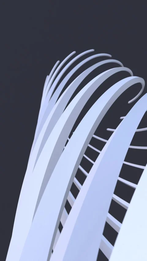 Twisting Structure Stock Footage 340442479