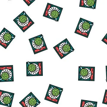 Twisting tea vector seamless pattern Stock Illustration