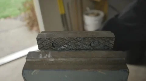 Twisting a vise grip Stock Footage 44387054