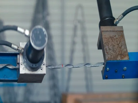 Twisting Wire Stock Footage 78480868