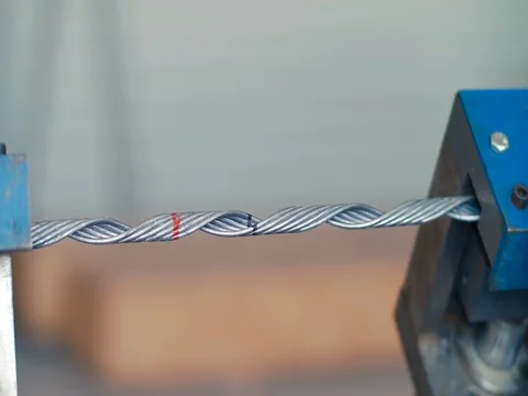 Twisting Wire Stock Footage 78481018