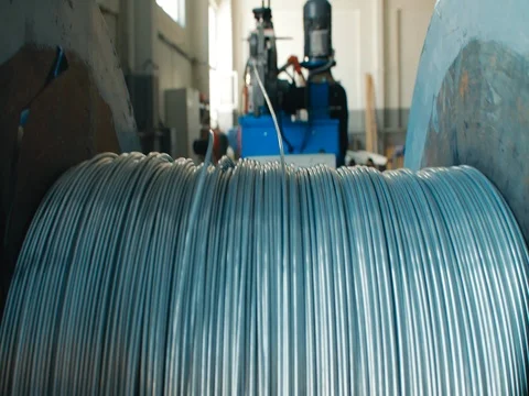 Twisting Wire Stock Footage 78481347