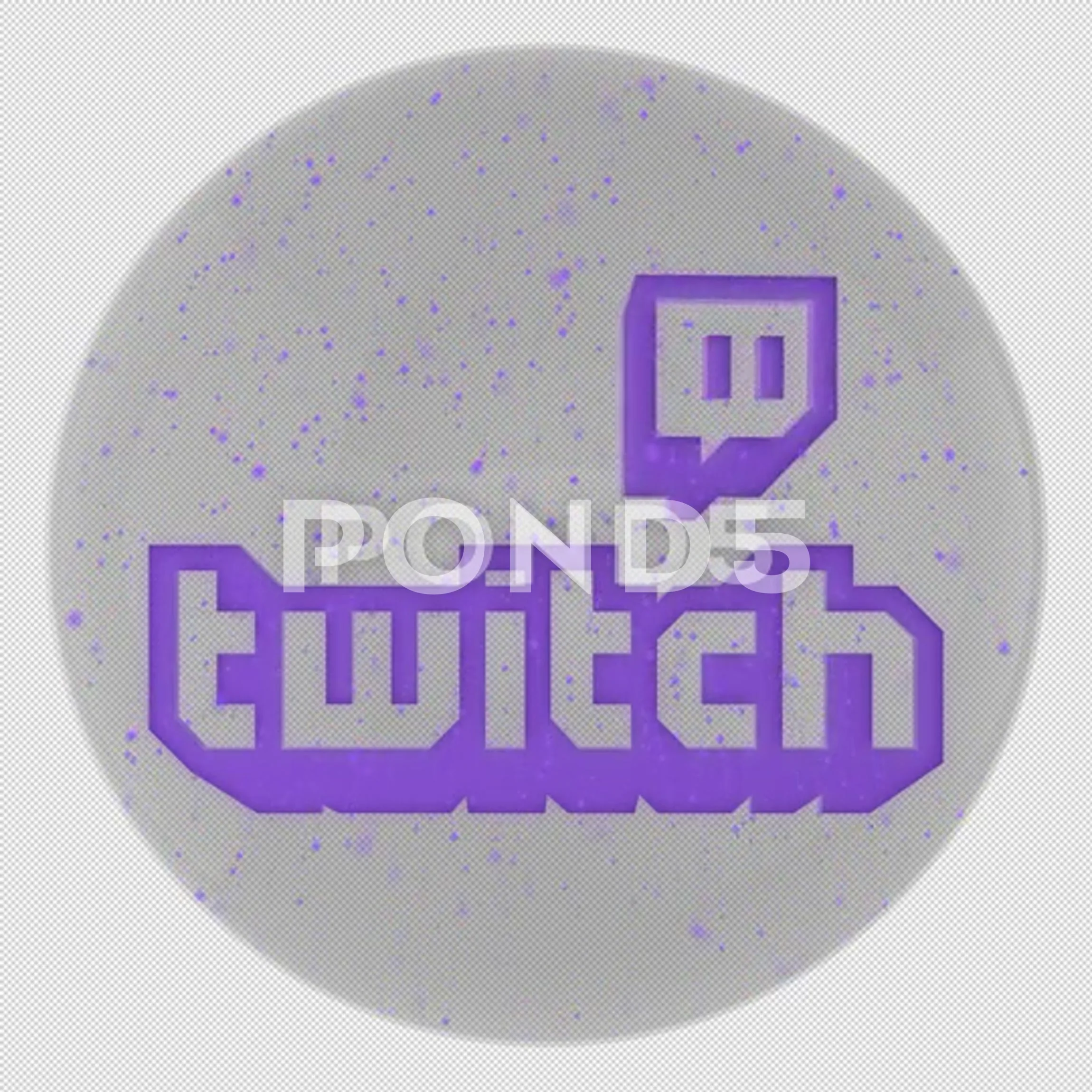 Twitch Icon Ball Stock Video Pond5