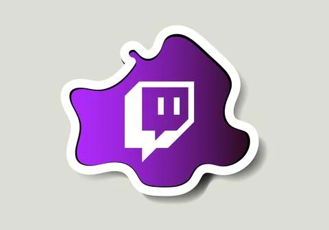 Twitch  logo vector is a stylized representation of the logo 스톡 일러스트