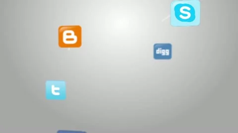 Twitter and social networking Stock Footage 12128174