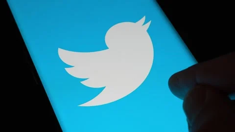 Twitter and X app logos seen on screen Stock Footage 246769868