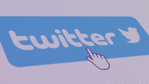 Twitter Banner Icon Click Close Up 動画素材 163818223
