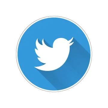 Twitter Icon Design Vector Stock Illustration