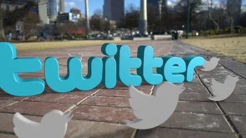 Twitter Icon Stock Footage 71897274