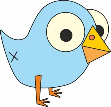 Twitter Illustrazione stock