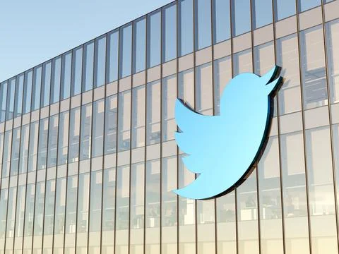 Twitter Ilustração Stock