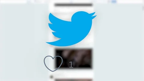 Twitter likes counts growing popularity on social media website animation Video stock 90964584