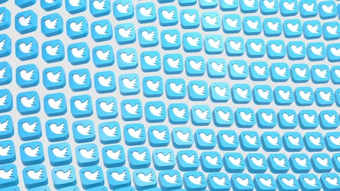 Twitter Looping Background Visual Stock Footage 246441856