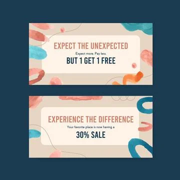 Twitter template with shopping design for internet and online community water Stock Illustration