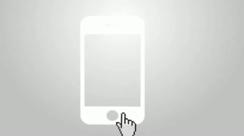 Twittering on mobile Video stock 12128172