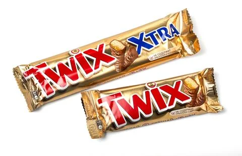 Twix wrapper isolated on white. Stock Illustration