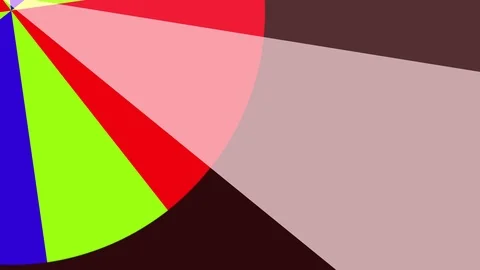 Two 2D circular graphic patterns that rotate in the opposite direction, in 4K. Stock Footage 112619134