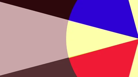 Two 2D circular graphic patterns that rotate in the opposite direction, in 4K. Stock Footage 112619197