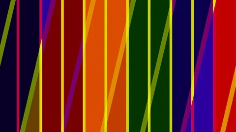 Two 2D color bars that move and oscillate, anchor point in the center and cover  Stock Footage 113072685