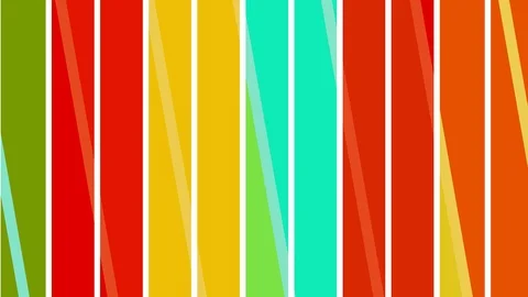 Two 2D color bars that move and oscillate in 16:9 video format. Stock Footage 115069311