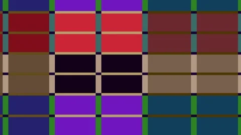 Two 2D color bars that move in 16:9 video format Stock Footage 115069350