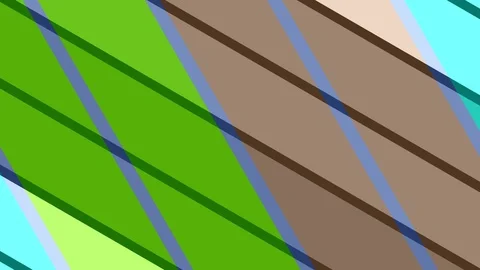 Two 2D color bars that move in 16:9 video format Video stock 115069395