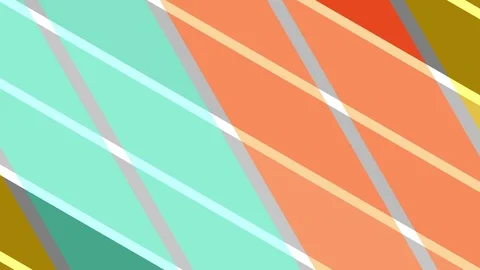 Two 2D color bars that rotate and move in 16:9 video format. Stock Footage 115069432