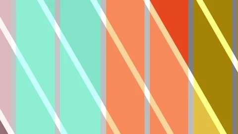 Two 2D color bars that rotate counterclockwise and move in 16:9 video format. Stock Footage 115069465