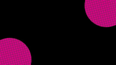 Two 2D graphic patterns that rotate counterclockwise and then clockwise, in 4K. Stock Footage 112239305