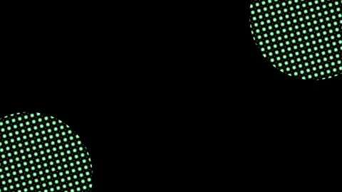 Two 2D graphic patterns that rotate counterclockwise and then clockwise, in 4K. Stock Footage 112239467