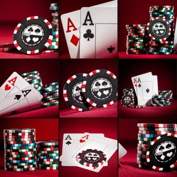 Two aces Stock Illustration
