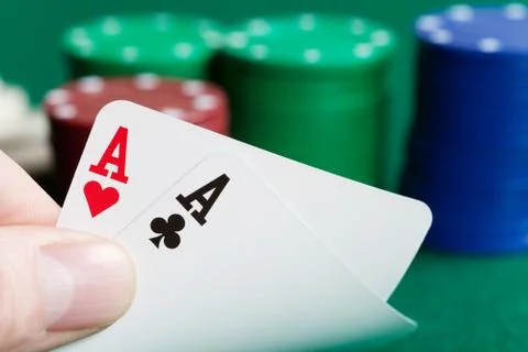 Two aces Stock Photos