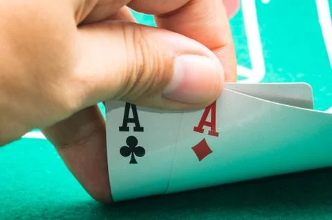 Two aces Stock Photos