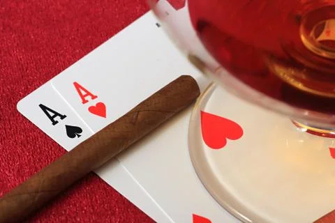 Two aces. Stock Photos