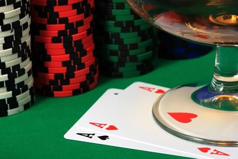 Two aces. Stock Photos