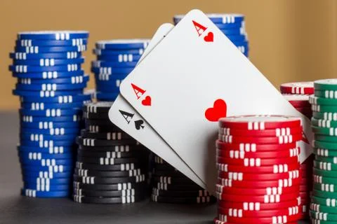 Two aces Stock Photos