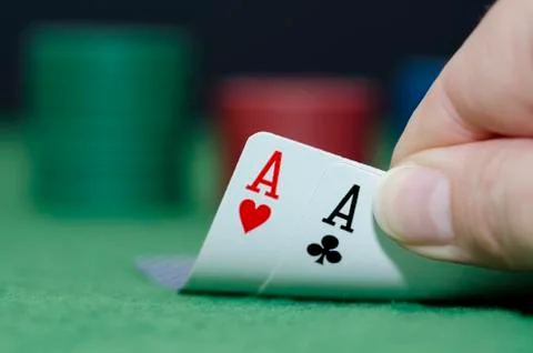 Two Aces Stock Photos