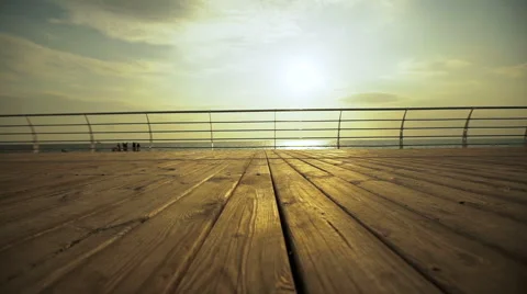 Two active ladies after morning exercises, watching sunset near the sea Stock Footage 68805037