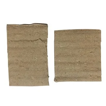 Two aged parchment paper sheets with text Stock Illustration