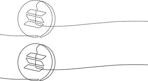 Two aircraft designs with different wing structures in flight paths Vector Stockillustratie
