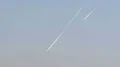 Two airplanes in the evening sky. 4k or 4k+ Resolution