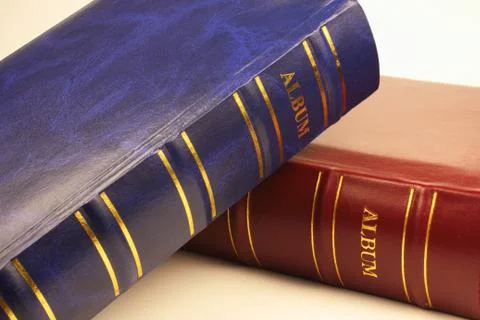 Two albums Stock Photos