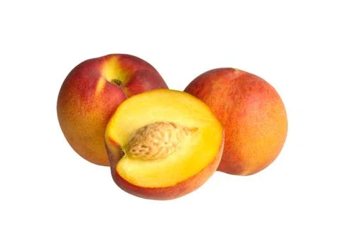 Two and a half peach Stock Photos