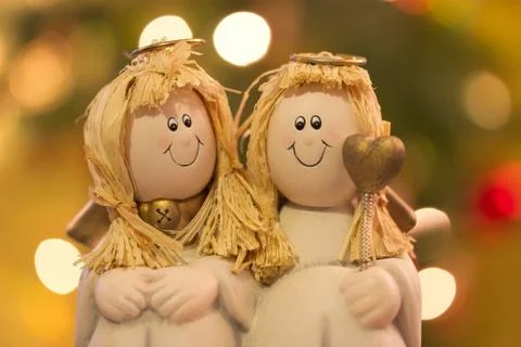 Two angels Foto stock