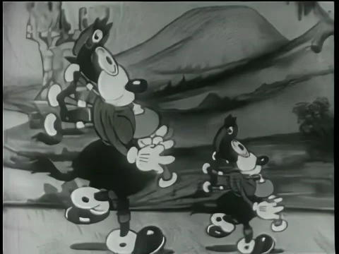 Two animals playing bagpipes on stage Stock Footage 261022363