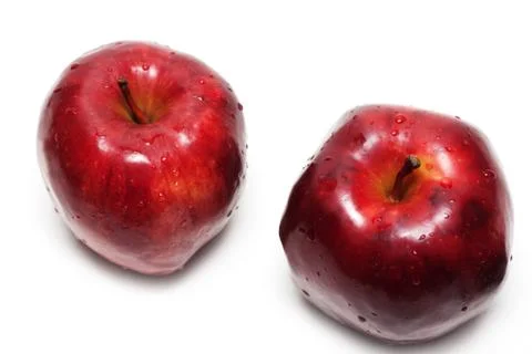 Two apples Stock Photos