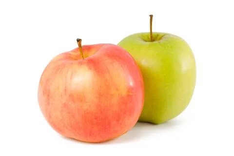 Two apples Stock Photos