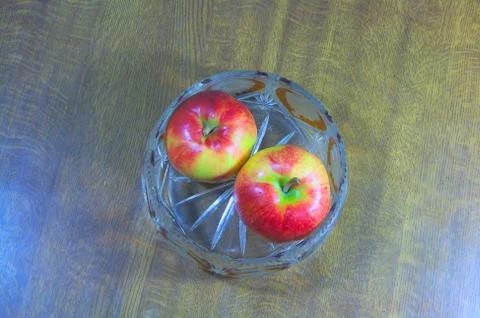 Two apples Stock Photos