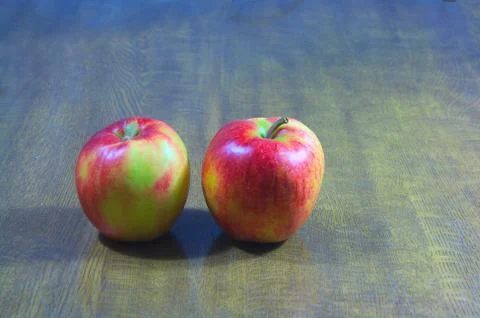 Two apples Stock Photos
